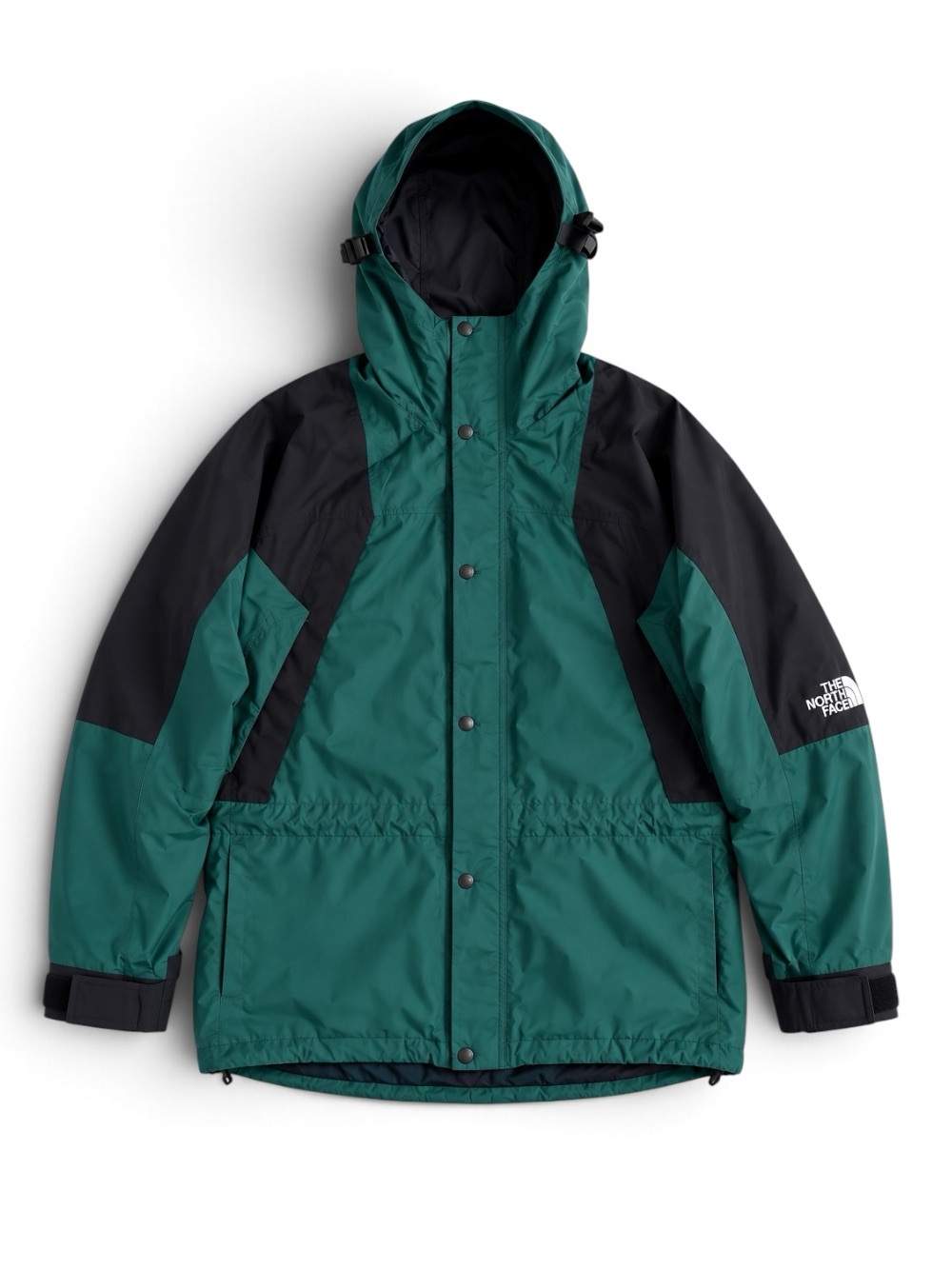 The North Face Vintage 90s Waterproof Ski Jacket Winter Coat Green Black XXL